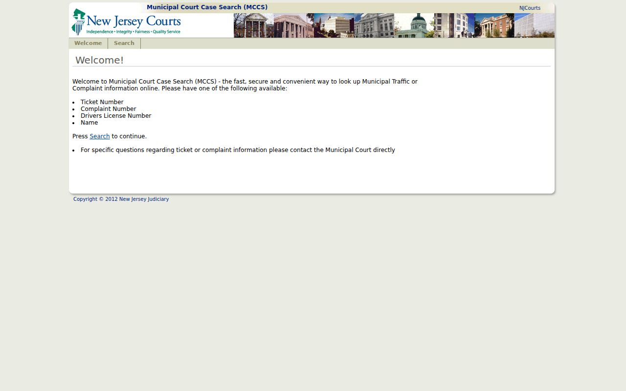 Neptune Township resident lookup municipal court portal