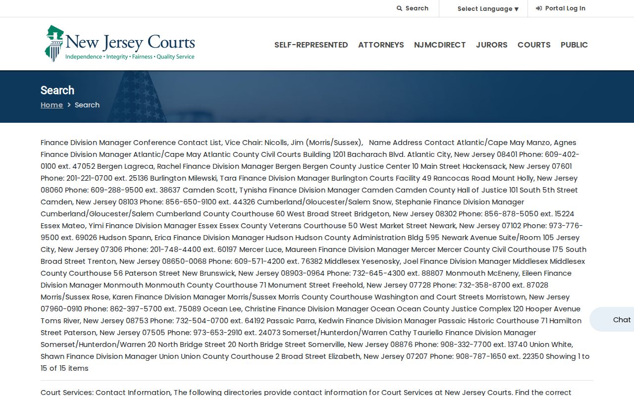 Neptune Township resident lookup New Jersey Superior Court search options